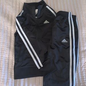 Black Adidas Toddler Track Suit (New) - Size 4T